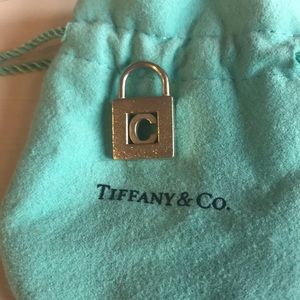 Tiffany “c” lock charm